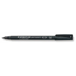 Foliepen zwart M 1,0 mm Staedler Lumocolor 313