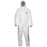 Beschermende overall Maat XL, wit Tyvek 400 Dubbel CHF5a