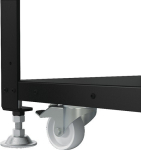 Castor set 4 swivel castors with brakes for Workstation Professional Extreme 8.9 Siegmund