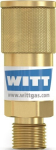 Slangkoppelingshuis G1/4" RH AGS / SK 100-1/-2/-3 voor Ar, N, CO2 WITT