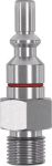 Slangkoppelingspen G1/4" RH AGS / SK 100-1/-2/-3 voor Ar, N, CO2 WITT