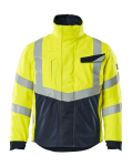 Winterjacke mit Steppfutter Gr.XL, gelb/schwarzblau Mascot Multisafe