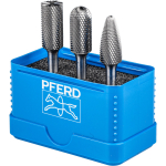 Carbide burr set MICRO 1312 HM, 3-piece Pferd