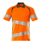 Polo shirt orange/moss green Mascot Accelerate Safe