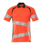 Polo shirt red/black-blue Mascot Accelerate Safe