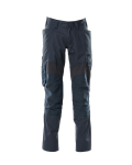 Herren Hose mit Knietaschen Gr.51 L82, schwarzblau, MG270 Mascot Accelerate 18579