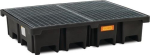 Drip tray 425 l LxWxH 2420x1270x360 mm Polyethylene with grating