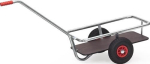 Handkar, laadruimte multiplex vloer LxB 700x400 mm, luchtbanden Draagvermogen 200 kg, Fetra 6091