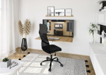 Recht bureau aan de muur HxBxD 650x1200x260 Hammerbacher Wandmontage