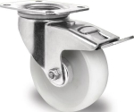 Zwenkwiel met rem Polyamide Wiel-Ø 200 mm Draagvermogen 350 kg 135x110mm, Promat 276029