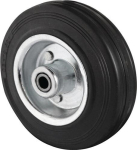 Reservewiel massief rubber zwart Wiel-Ø 200 mm Draagvermogen 205 kg As Ø 20 mm NL= 59 mm, Promat 276015