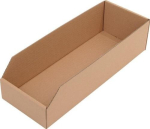 Regalkasten LxBxH 400x150x100mm braun 1-wellige Pappe