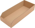 Regalkasten LxBxH 500x200x100mm braun 1-wellige Pappe