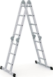 Multifunctionele ladder aluminium 2x3 & Gevouwen H1220xB800xD260mm Zarges Multitec M