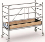 Rolsteiger met steigerhoogte 1650 mm Werken B600xL1800 mm Aluminium Zarges PaxTower S-PLUS 1T