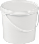 Bucket 3 l PP white, Ø 157 mm height 162 mm