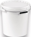 Bucket 15 l PP white, Ø 315 mm height 290 mm