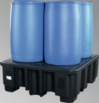 Drip tray 485 l, LxWxH 1380x1290x480 mm Polyethylene with PE interface