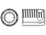 Ensat contactdozen-SB 307 M 5 V2A, 14105