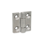 Heavy-duty hinge GN 237.3-NI-50-50-A-GS stainless steel