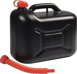 Brandstofhouder 20 liter, HD-PE zwart NU