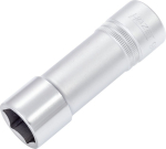 Socket spanner insert hexagon external 1/2" SW 19 mm L=85 mm chrome-plated Hazet 900LG-19