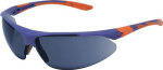 Schutzbrille EN 166/170 PC Scheibe rauch + blauverspiegelt Stealth 9000