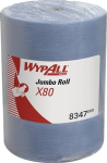 Doekjes 475 rol 1-laags blauw, LxB ca. 340x315 mm WypAll X80 8347