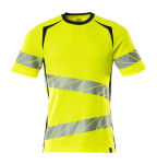 Warnschutz-T-Shirt Gr.2XL, hi-vis gelb/schwarzblau, MG150 Mascot Accelerate Safe 19082