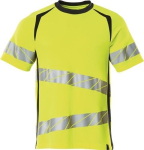 Warnschutz-T-Shirt Gr.XL, hi-vis gelb/schwarzblau, MG150 Mascot Accelerate Safe 19082
