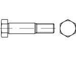 Bevestigingsschroef DIN 609-8.8 M 20x50 mm, onbewerkt met lange schroefdraadaansluiting