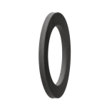 Flachdichtring 17x11x1,5 mm, schwarz,SBR GEKA plus 40109D