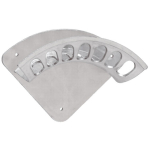 Muurslanghouder, werkplaats BxD 188x70 mm, vorm A, licht metaal GEKA 5120