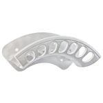 Muurslanghouder BxD: 388x187 mm, vorm B, licht metaal GEKA 6123