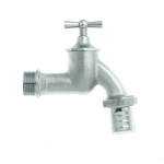 Uitlaatklep 3/4" met schroefaansluiting, mat verchroomd GEKA 123MC