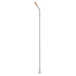Auslaufrohr 35° 85 cm, 14x1,5 mm, G 1/2", Alu GEKA 85ARSB