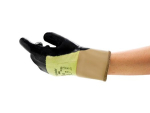 Nitrile oil protection gloves cut-resistant yellow/black Ansell NitraSafe 28-329