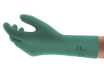 Nitrile chemical protection gloves L=310 green Ansell Alpha Tec 37-300
