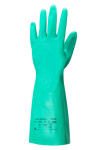 Nitrile chemical protection gloves L=380 reusable green Ansell AlphaTec Solvex 37-695