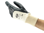 Nitril handschoenen voor oliebescherming Maat gedeeltelijk grijs gecoat Ansell Edge 40-400