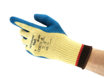 Handschuhe Latex silikonfrei Gr.7 teilbeschichtet gelb/blau Ansell ActivArmr 80-600