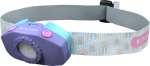 LED-hoofdlamp voor kinderen met rood & blauw licht 40/5 lm, incl 1x AAA batterij Ledlenser Kidled2 paars