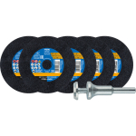 Cutting disc, starter kit EHT 76-1.0 PSF SteelOX/10 (5+1) Pferd