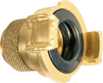 Hose section 3/4", L=W 19 mm Brass, Geka-Plus Z