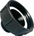 IBC Reduzierstück IG 3", AG 2", s=100x8 auf S60x6, schwarz Polypropylen, MCC