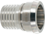 MT conische spie met vergrendelingskraag DN15, 13 mm, gegroefd, zonder ÜWM SS AISI 316, melkpijpfitting