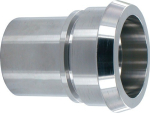 MT conische spie met vergrendelingskraag DN40, 38 mm glad, zonder ÜWM SS AISI 316, melkpijpfitting
