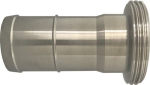 VT cone connector for clamp binding DN50, without seal SS AISI 316, milk pipe fitting