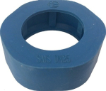 Impact protection rubber for union nut DN80, blue EPDM, milk pipe fitting