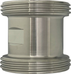Reducer VT/VT DN40/DN25 DN40 / DN25, without ÜWM SS AISI 316, milk pipe fitting